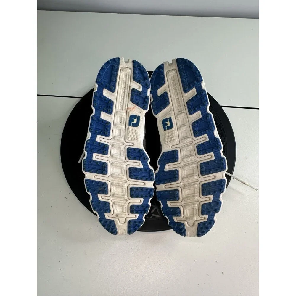 FootJoy Pro SL Golf Shoes Kids Junior Size 6 White Leather Spikeless Lace Up